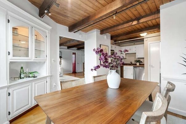 Interior, Kitchen, Stainless Steel Appliances, Wooden Beams, Wooden Ceilings