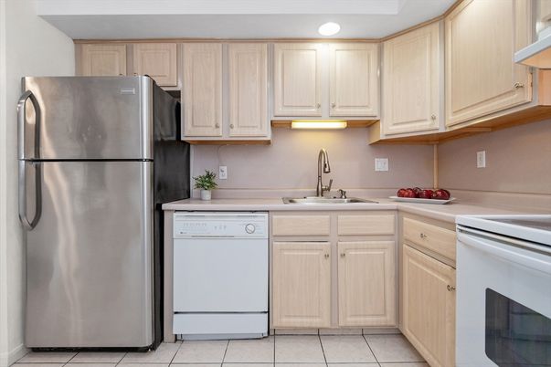 Interior, Kitchen, Recessed Lighting, Stainless Steel Appliances
