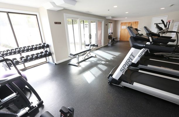 Fitness Equipment, Gym, Interior, Recessed Lighting