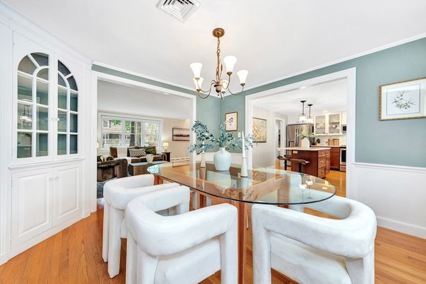 Chandelier, Dining room, Interior, Living room, Pendant Lights, Wood Texture Flooring