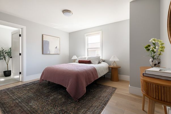Bedroom, Interior, Wood Texture Flooring