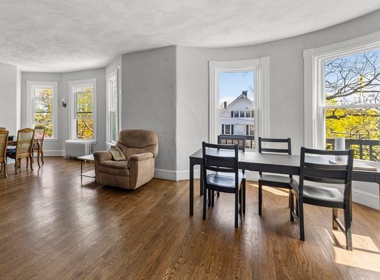 Dining room, Interior, Wood Texture Flooring