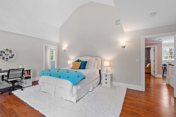 Bedroom, Home Office, Interior, Wood Texture Flooring