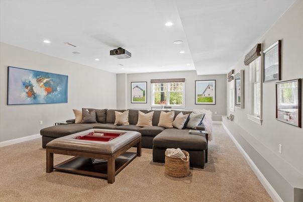 Interior, Living room, Recessed Lighting