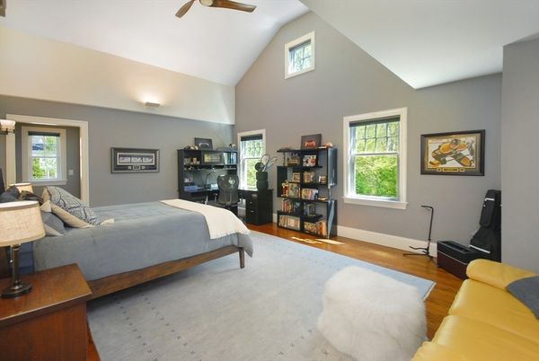 Bedroom, Home Office, Interior, Wood Texture Flooring