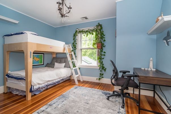 Bedroom, Home Office, Interior, Wood Texture Flooring