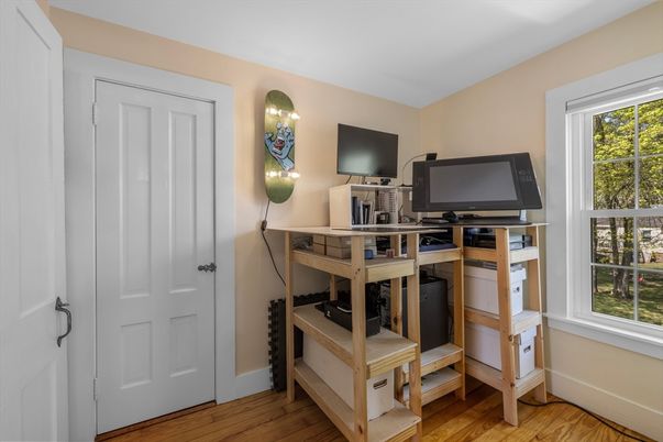 Home Office, Interior, Wood Texture Flooring