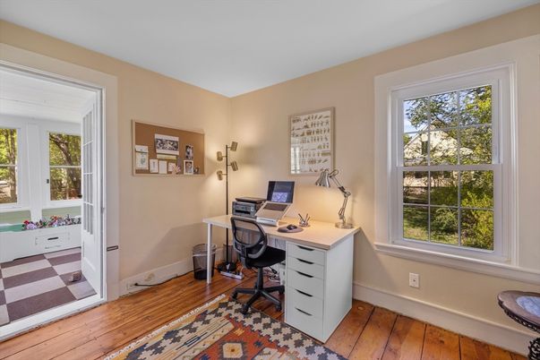 Home Office, Interior, Wood Texture Flooring