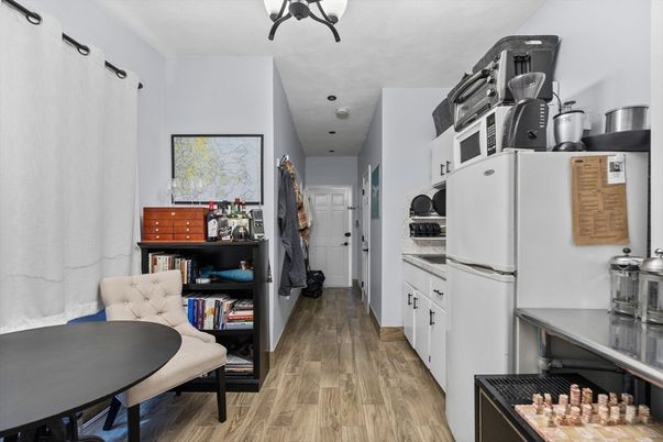 Interior, Kitchen, Wood Texture Flooring