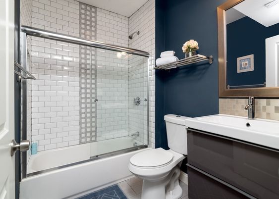 Bathroom, Glass Shower, Interior