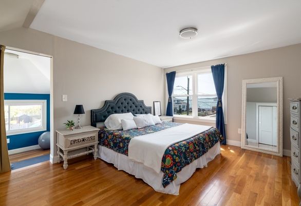 Bedroom, Interior, Wood Texture Flooring