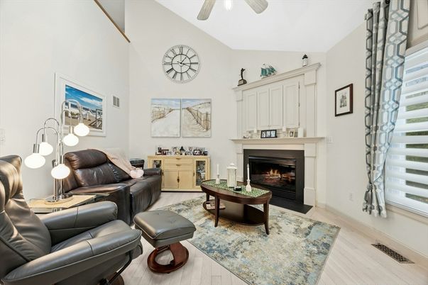 Fireplace, Interior, Living room, Wood Texture Flooring