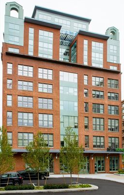 Exterior, Facade, Brick Facade, Condo Building