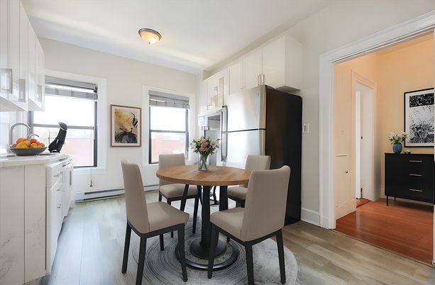Dining room, Interior, Kitchen, Wood Texture Flooring
