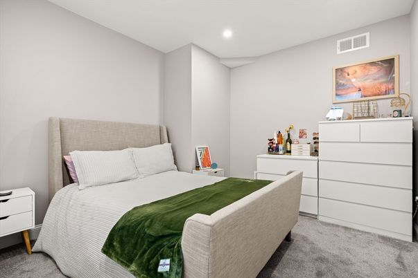 Bedroom, Interior, Recessed Lighting