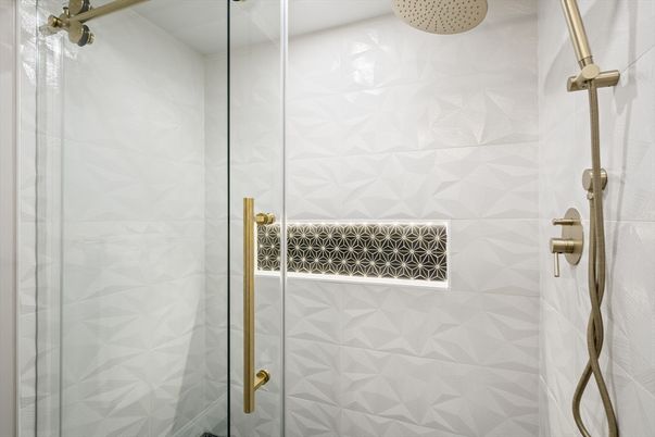 Bathroom, Glass Shower, Interior