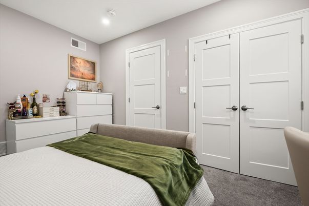 Bedroom, Interior, Recessed Lighting