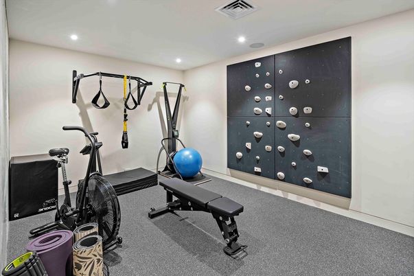 Fitness Equipment, Interior, Recessed Lighting