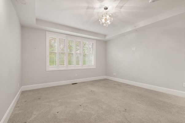 Chandelier, Empty room, Interior