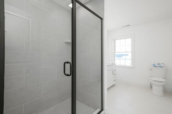 Bathroom, Glass Shower, Interior