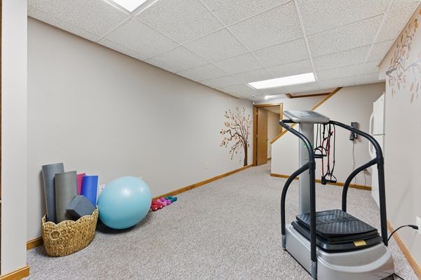 Fitness Equipment, Interior, Recessed Lighting