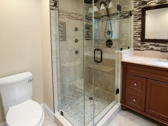 Bathroom, Glass Shower, Interior