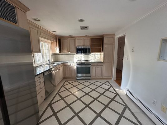 Interior, Kitchen, Recessed Lighting, Stainless Steel Appliances