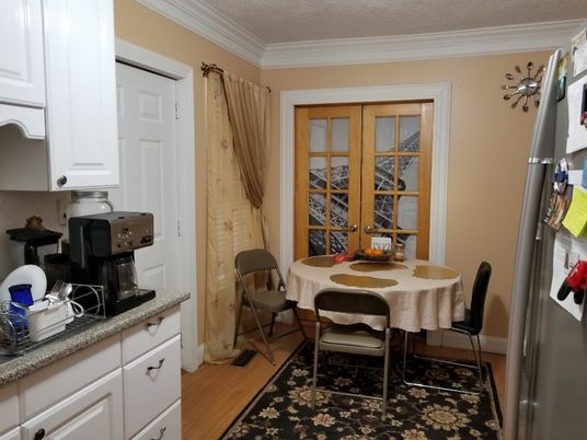 Dining room, Interior, Wood Texture Flooring