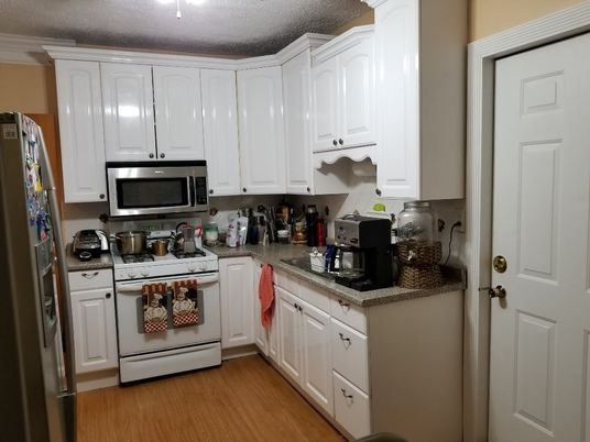 Interior, Kitchen, Wood Texture Flooring