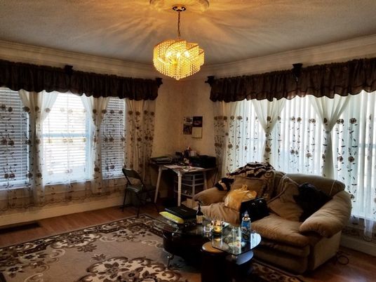 Chandelier, Interior, Living room, Wood Texture Flooring