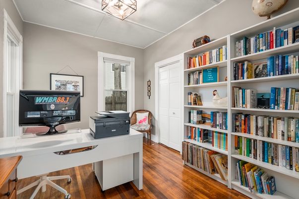 Home Office, Interior, Wood Texture Flooring