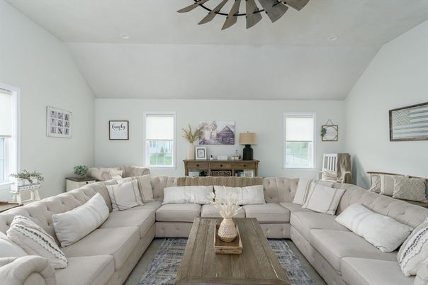 Interior, Living room, Recessed Lighting