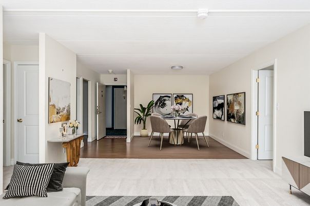 Dining room, Interior, Wood Texture Flooring