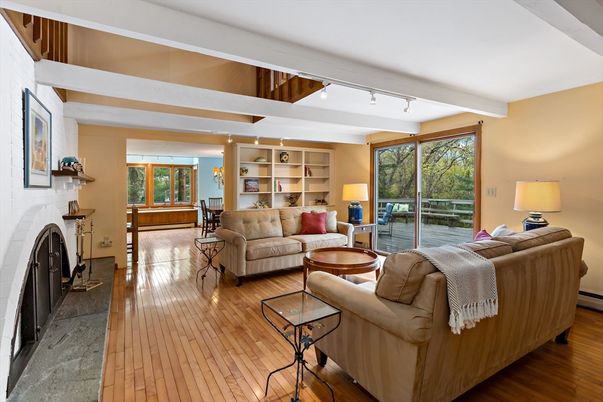 Fireplace, Interior, Living room, Wood Texture Flooring