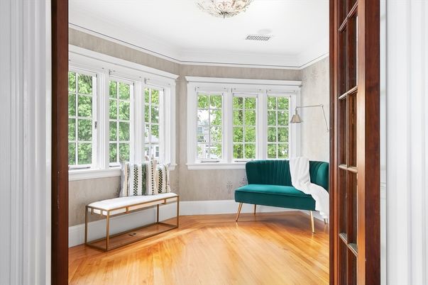 Interior, Sun Room, Wood Texture Flooring