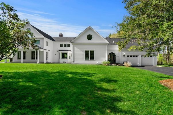Attached, Backyard, Exterior, Facade, Farmhouse