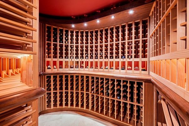 Interior, Recessed Lighting, Wine Storage