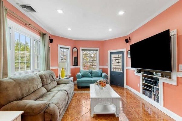 Interior, Living room, Recessed Lighting