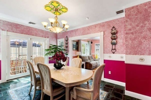 Chandelier, Dining room, Interior, Recessed Lighting