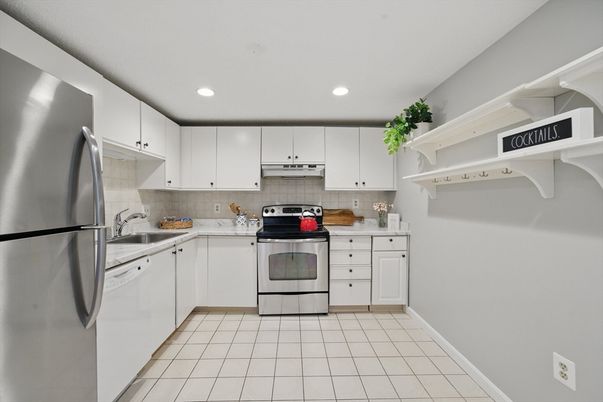 Interior, Kitchen, Recessed Lighting, Stainless Steel Appliances