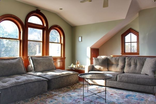 Interior, Living room, Recessed Lighting