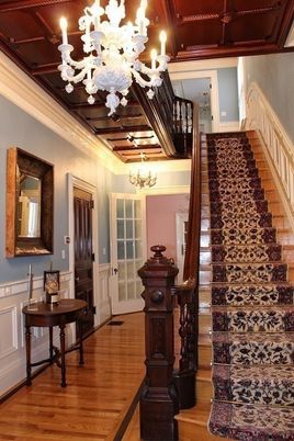 Chandelier, Interior, Wooden Beams, Wood Texture Flooring