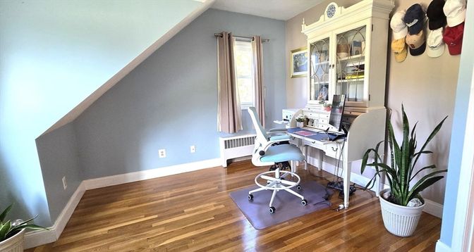Home Office, Interior, Wood Texture Flooring