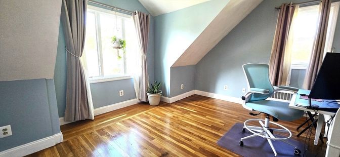 Home Office, Interior, Wood Texture Flooring