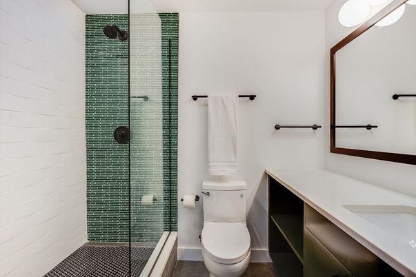 Bathroom, Glass Shower, Interior