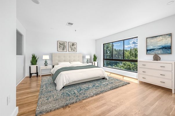 Bedroom, Interior, Wood Texture Flooring