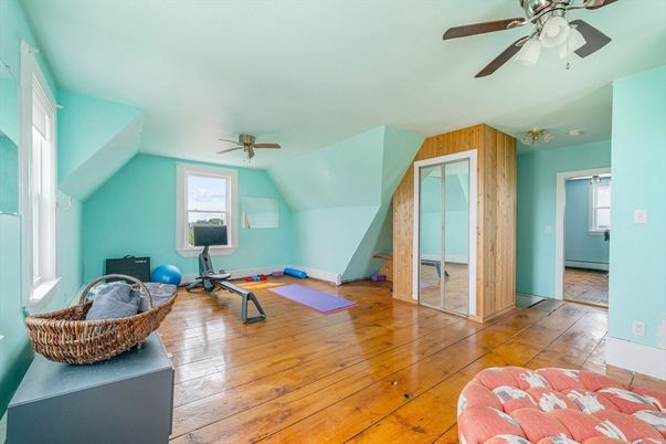 Fitness Equipment, Interior, Wood Texture Flooring