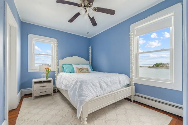 Bedroom, Interior, Water, Wood Texture Flooring