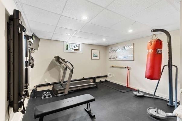 Fitness Equipment, Interior, Recessed Lighting