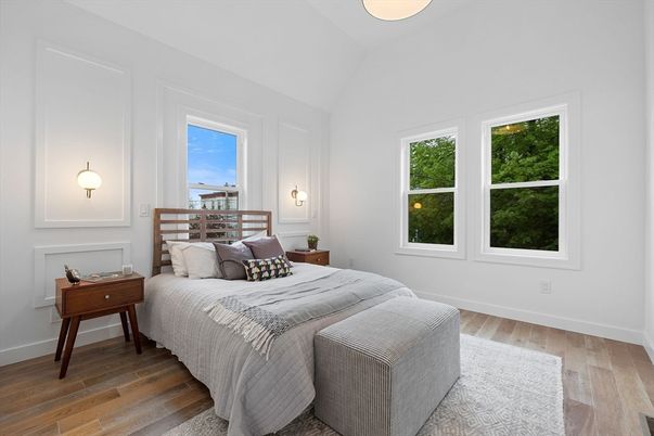 Bedroom, Interior, Wood Texture Flooring